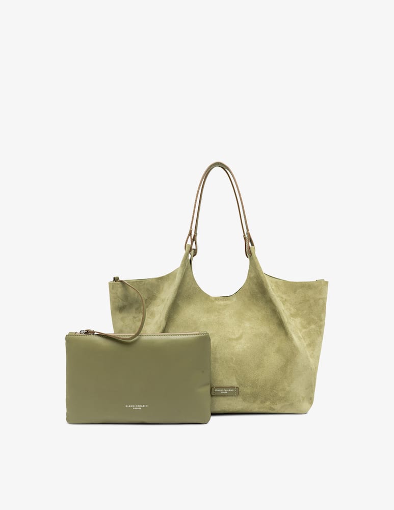 rinascente Gianni Chiarini Firenze Borsa shopper in suede Dua L
