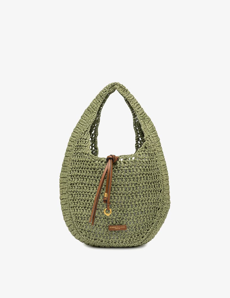 rinascente Gianni Chiarini Firenze Nefeli crochet hobo bag