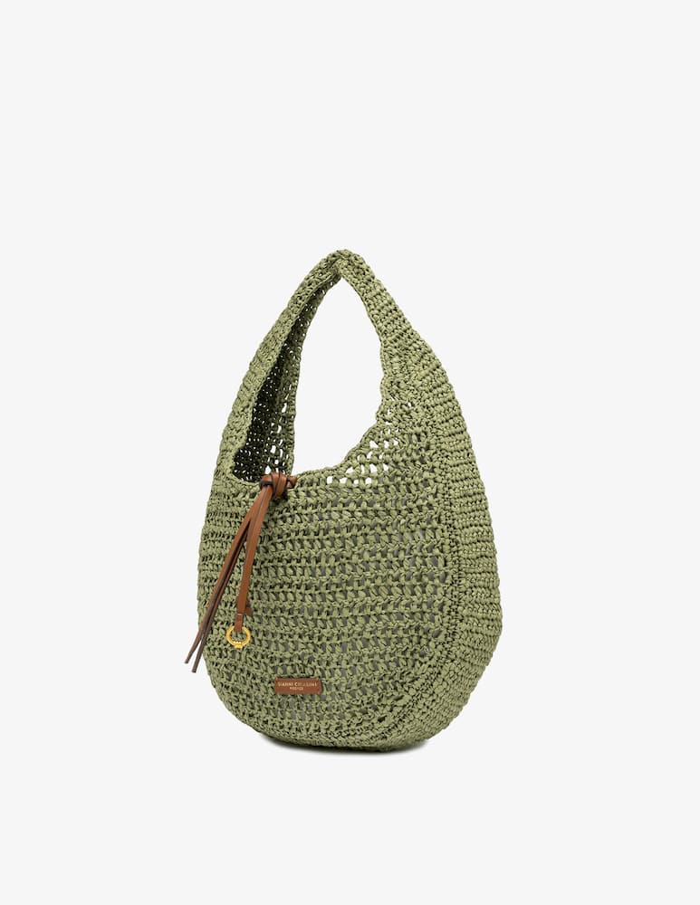 rinascente Gianni Chiarini Firenze Nefeli crochet hobo bag