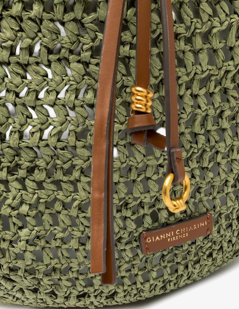 rinascente Gianni Chiarini Firenze Nefeli crochet hobo bag