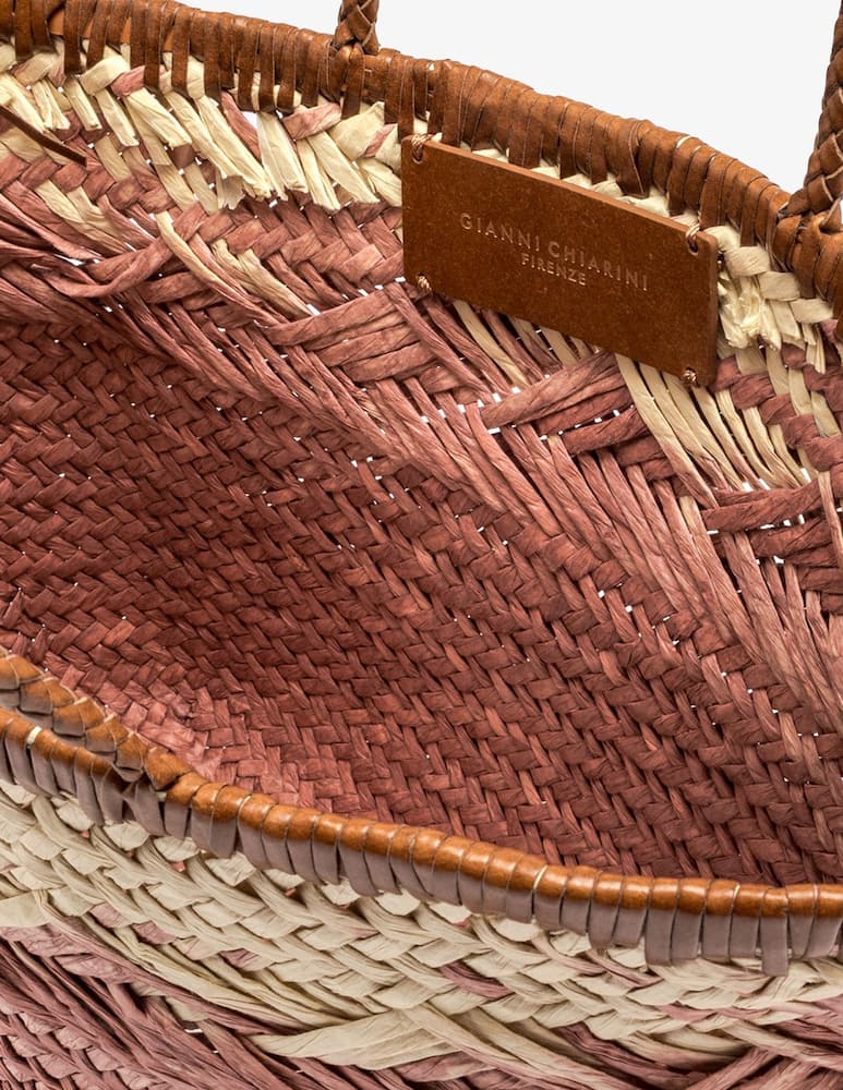 rinascente Gianni Chiarini Firenze Borsa shopper in paglia Paloma