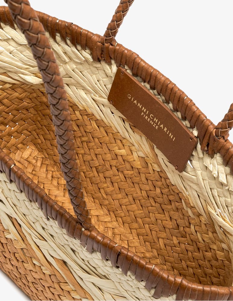 rinascente Gianni Chiarini Firenze Borsa shopper in paglia Paloma