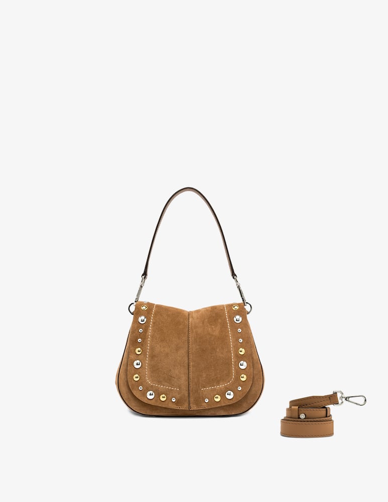 rinascente Gianni Chiarini Firenze Borsa a spalla Helena Round con borchie