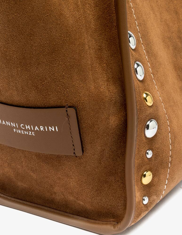 rinascente Marcella Club Borsa shopper suede con borchie Marcella