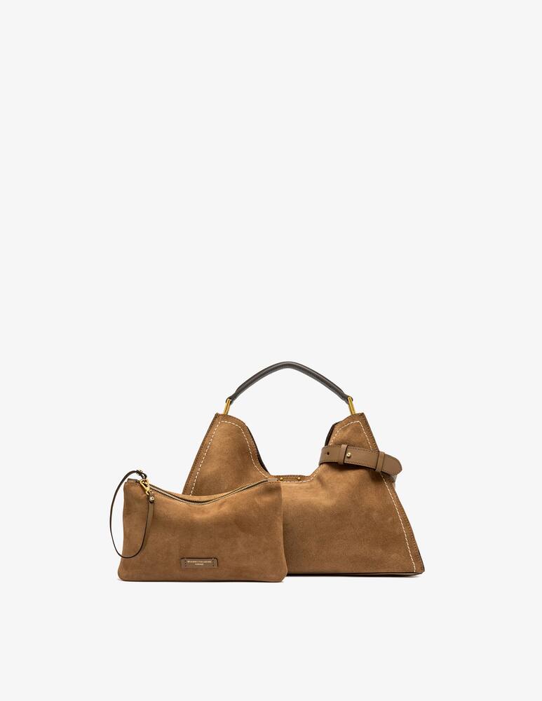 rinascente Gianni Chiarini Firenze Borsa hobo in camoscio Aurora