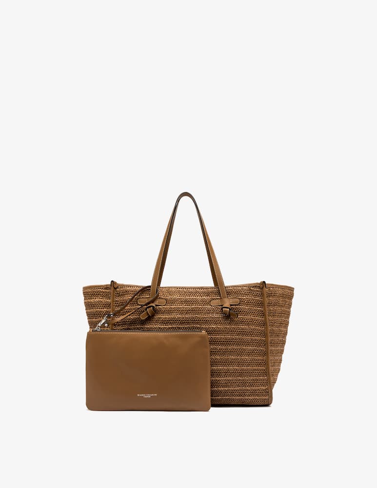 rinascente Marcella Club Marcella raffia shopper