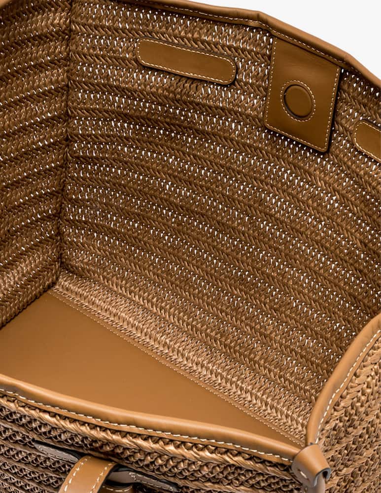 rinascente Marcella Club Marcella raffia shopper