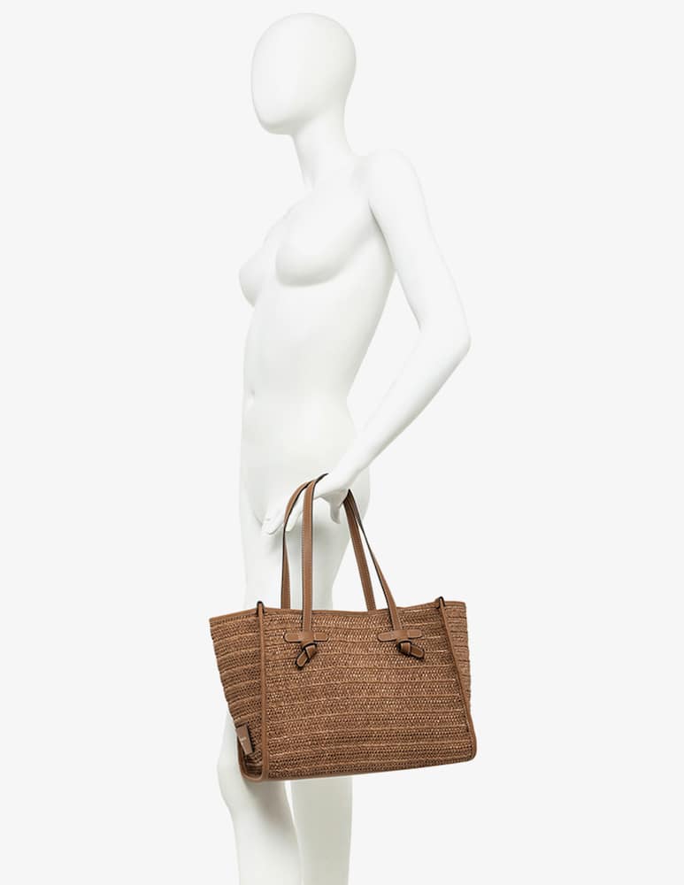 rinascente Marcella Club Borsa shopper in paglia Marcella
