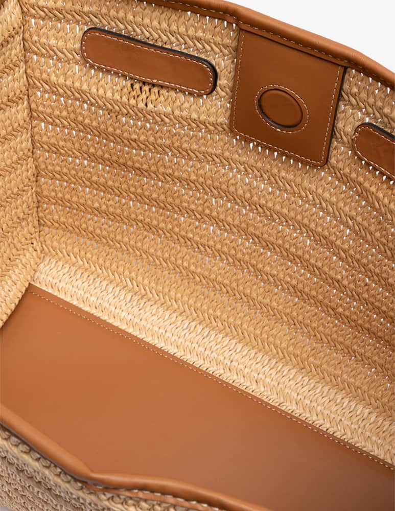 rinascente Marcella Club Borsa shopper in paglia Marcella