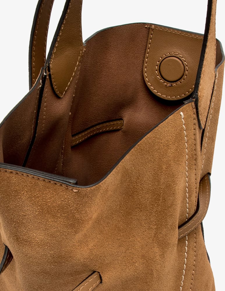 rinascente Gianni Chiarini Firenze Borsa a tracolla in suede Sienna