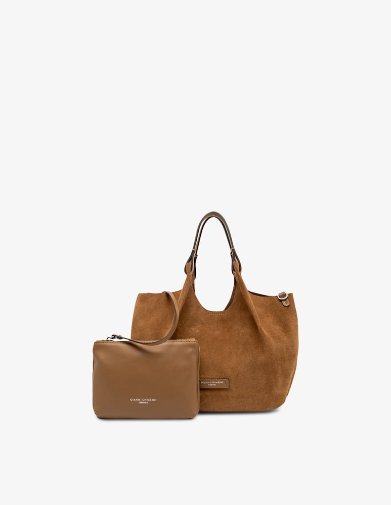 rinascente Gianni Chiarini Firenze Borsa shopper in suede Dua M