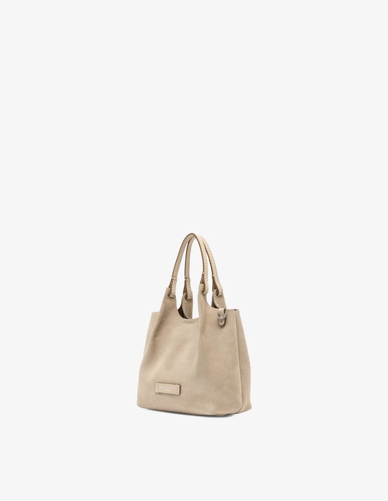 rinascente Gianni Chiarini Firenze Borsa shopper in suede Dua Mini