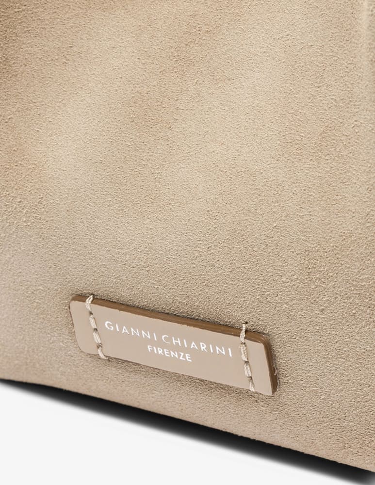 rinascente Gianni Chiarini Firenze Borsa shopper in suede Dua Mini