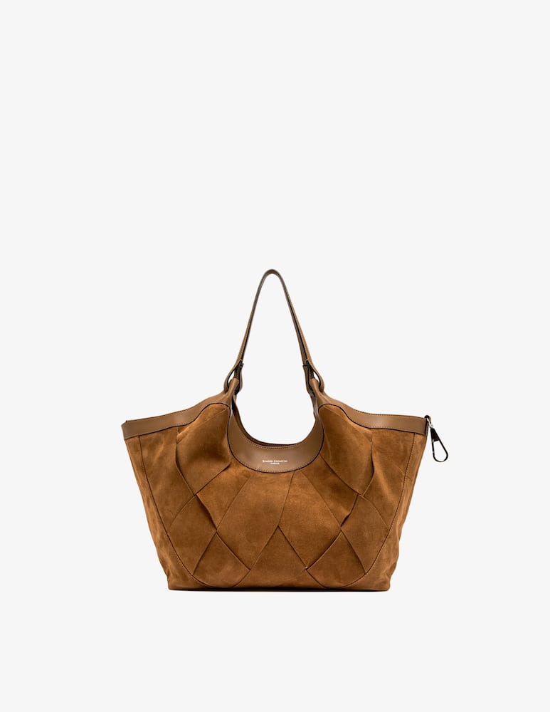 Gianni Chiarini Firenze Dua large suede tote bag - picture 1
