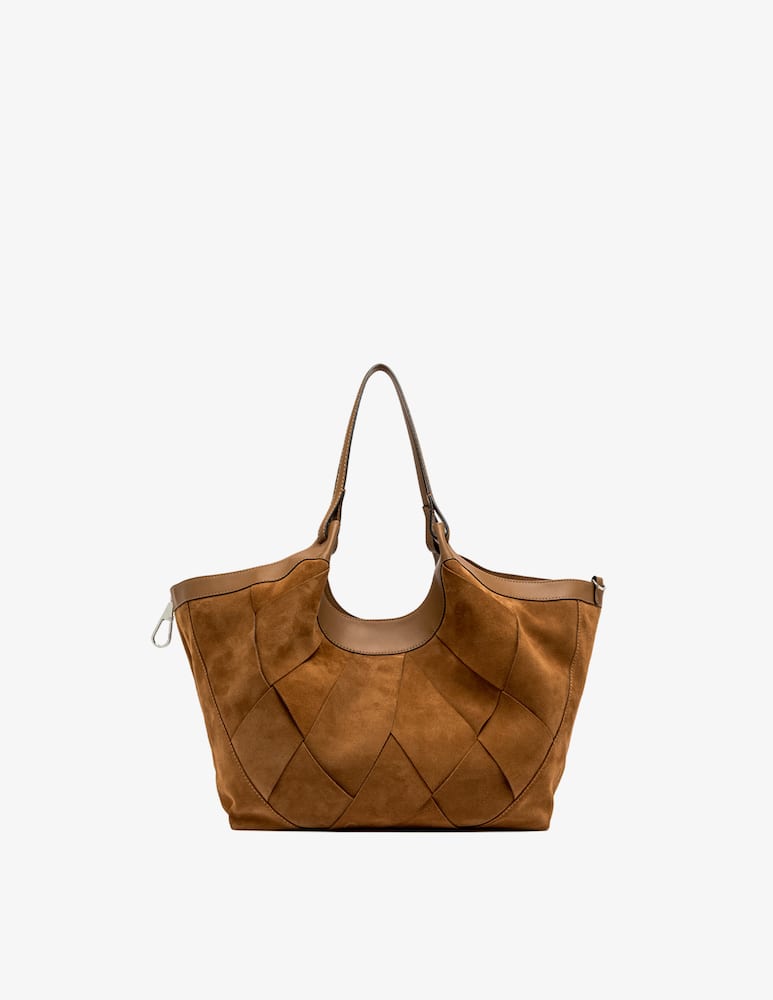 rinascente Gianni Chiarini Firenze Borsa shopper in suede Dua Large