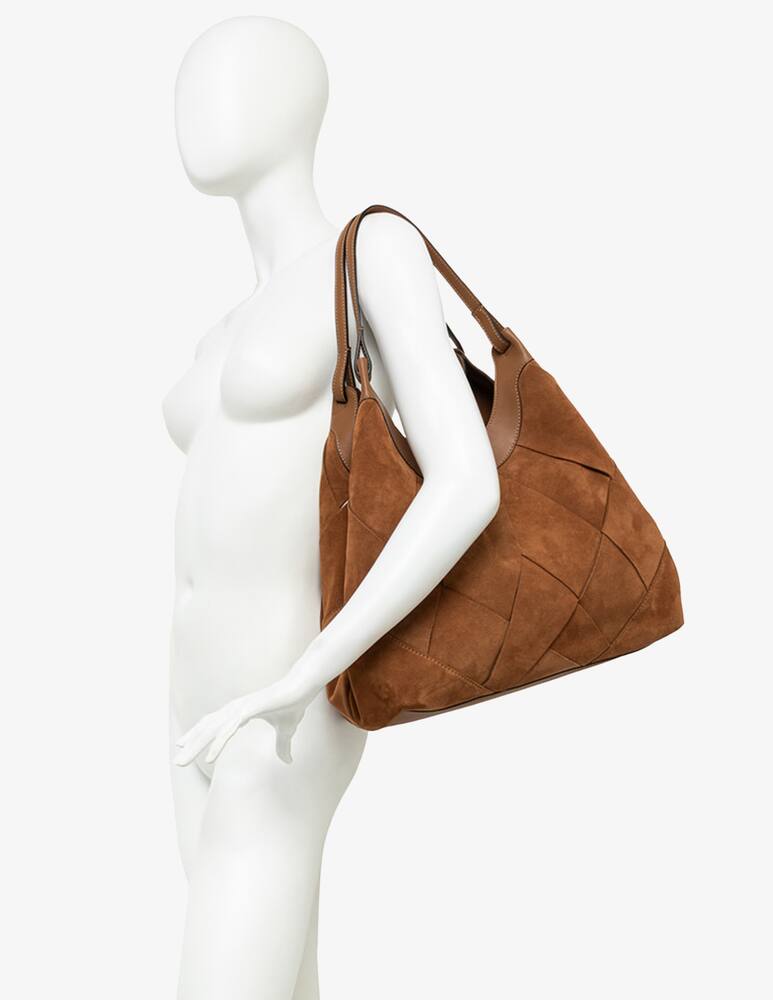 Gianni Chiarini Firenze Dua large suede tote bag - picture 2