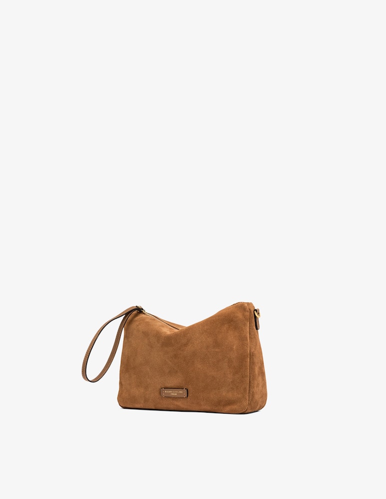 rinascente Gianni Chiarini Firenze Nora suede pouch bag