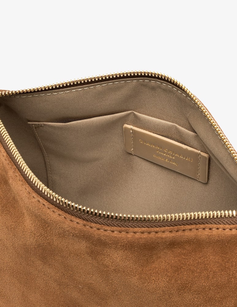 rinascente Gianni Chiarini Firenze Nora suede pouch bag