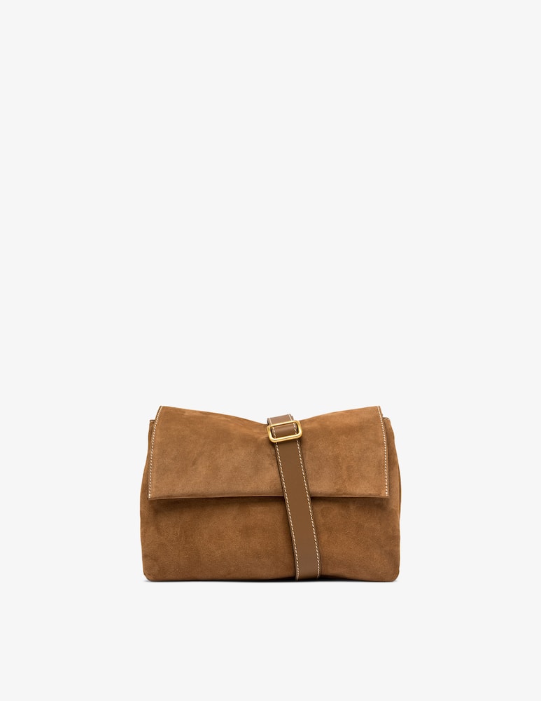 rinascente Gianni Chiarini Firenze Suede crossbody flap bag