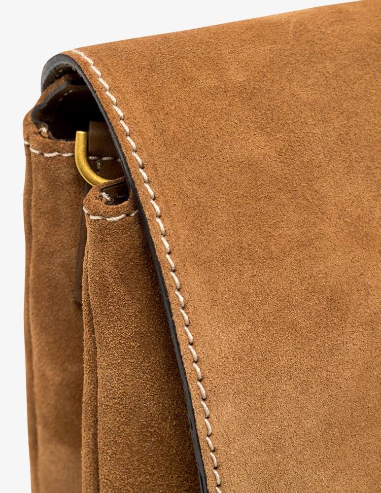 rinascente Gianni Chiarini Firenze Suede crossbody flap bag