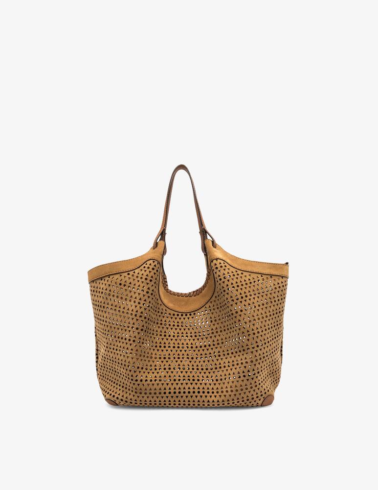 rinascente Gianni Chiarini Firenze Shopper traforata in suede Dua