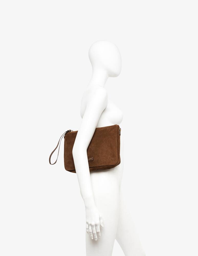 rinascente Gianni Chiarini Firenze Nora pouch suede bag