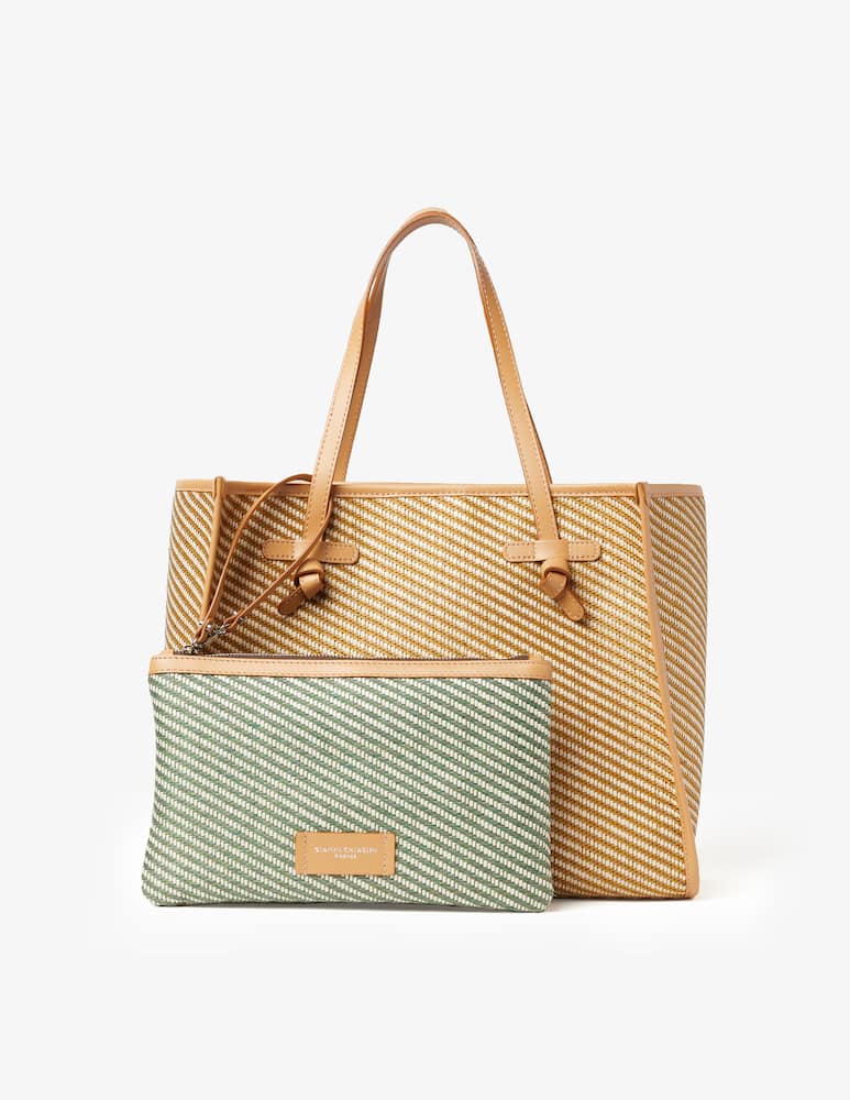 rinascente Marcella Club Borsa shopper in rafia Marc