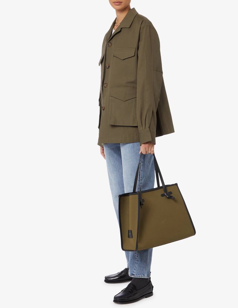 rinascente Marcella Club Borsa Marc in tela Oliva