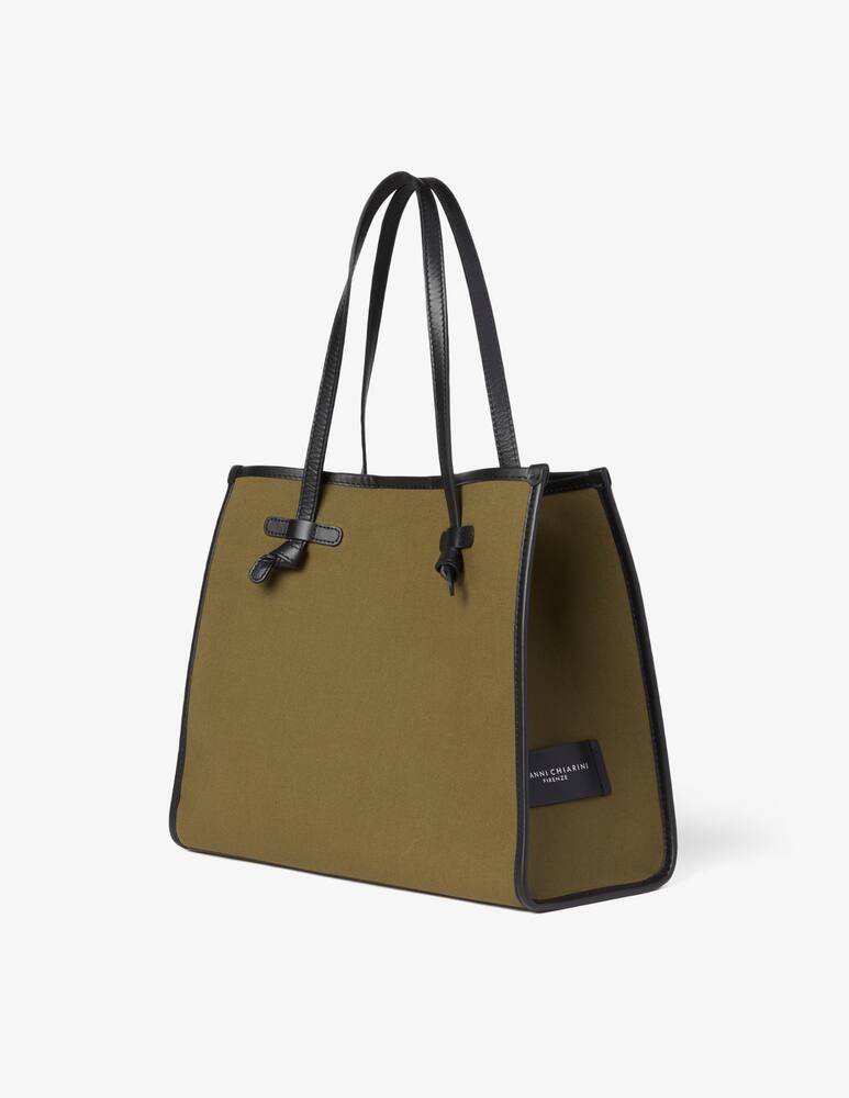 rinascente Marcella Club Borsa Marc in tela Oliva