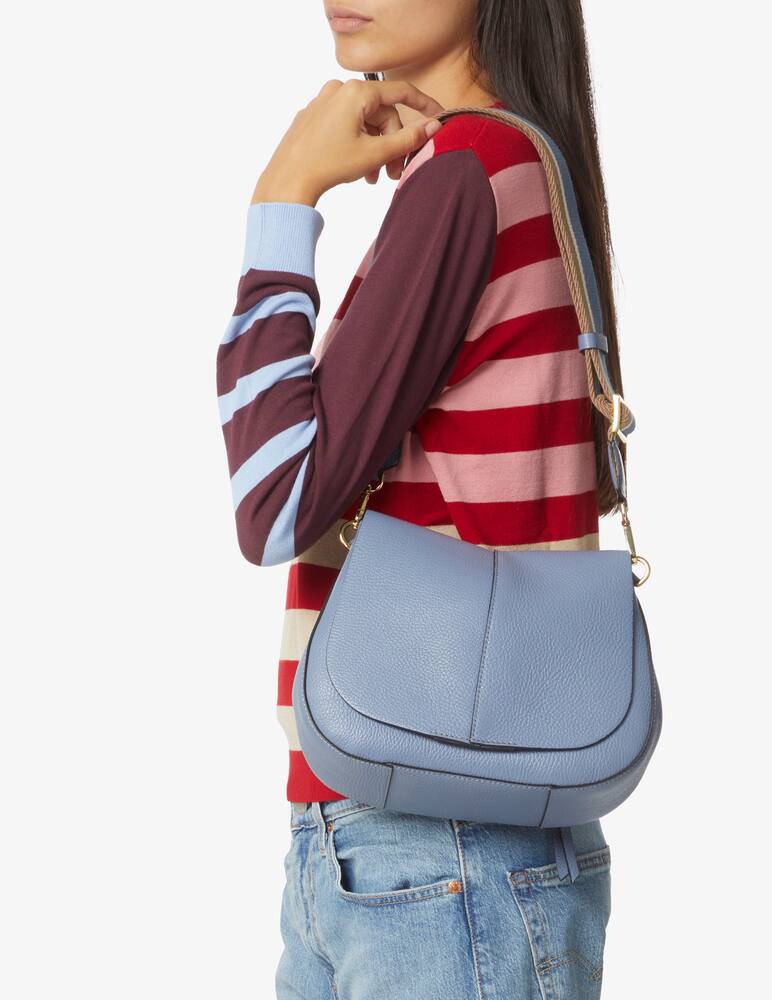 rinascente Gianni Chiarini Firenze Helena Round shoulder bag - Light blue