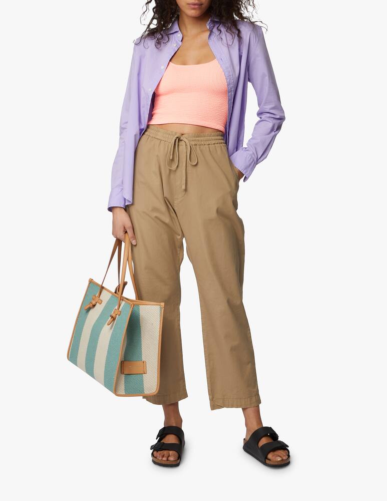 rinascente Marcella Club Borsa shopper in canvas Marcella - verde