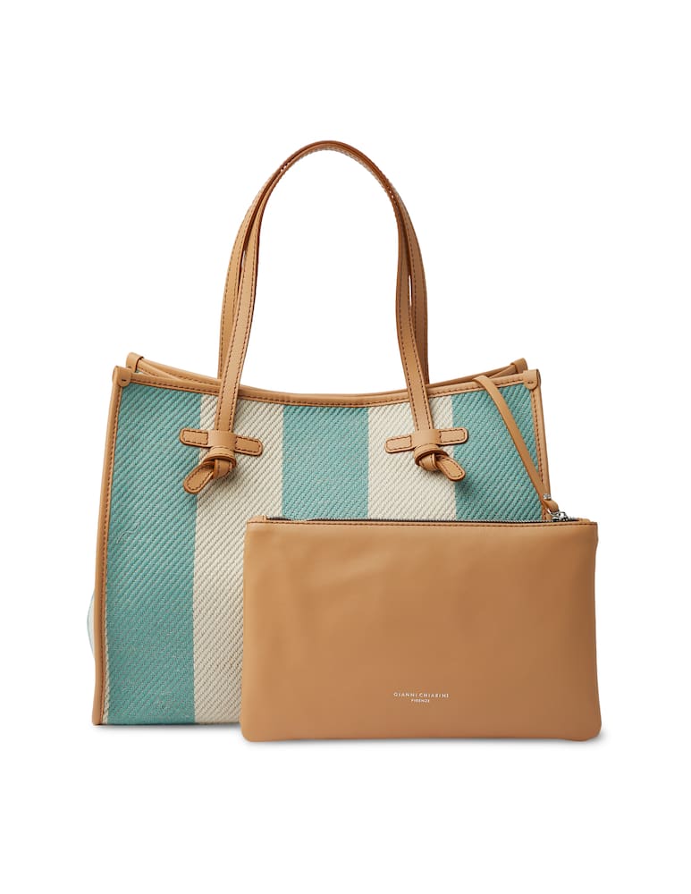 rinascente Marcella Club Borsa shopper in canvas Marcella - verde