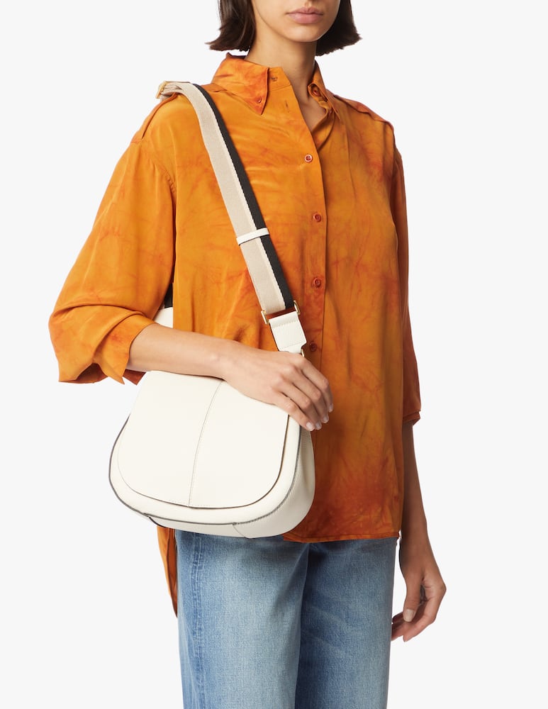 rinascente Gianni Chiarini Firenze Borsa a tracolla Helena S Round - bianco