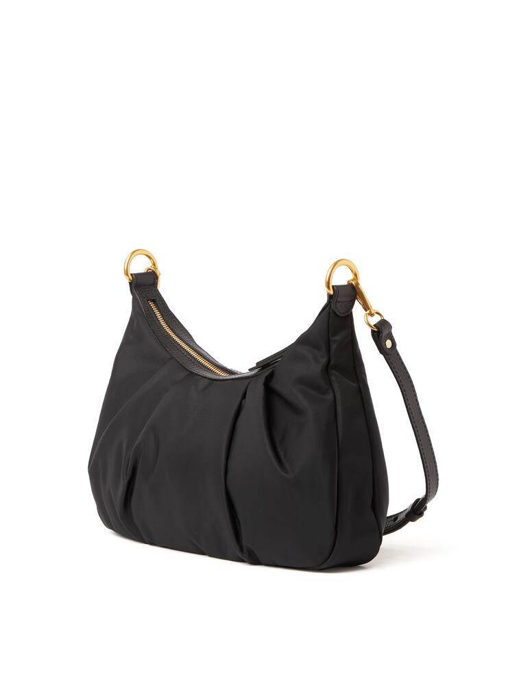 rinascente Gianni Chiarini Firenze Bonnie hobo nylon shoulder bag - black