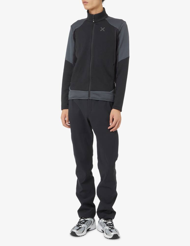 rinascente MONTURA Fzip stretch color sweater - Black