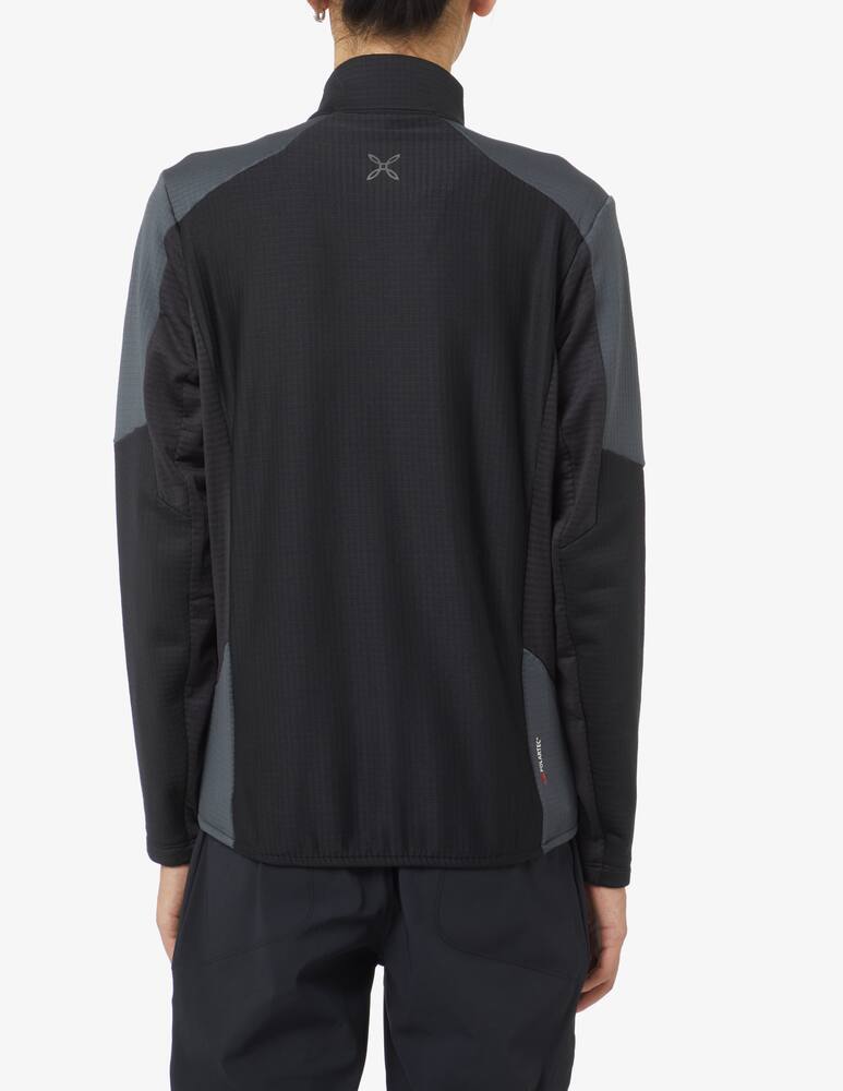 rinascente MONTURA Fzip stretch color sweater - Black