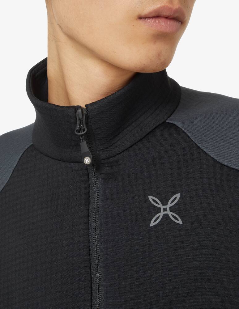 rinascente MONTURA Fzip stretch color sweater - Black