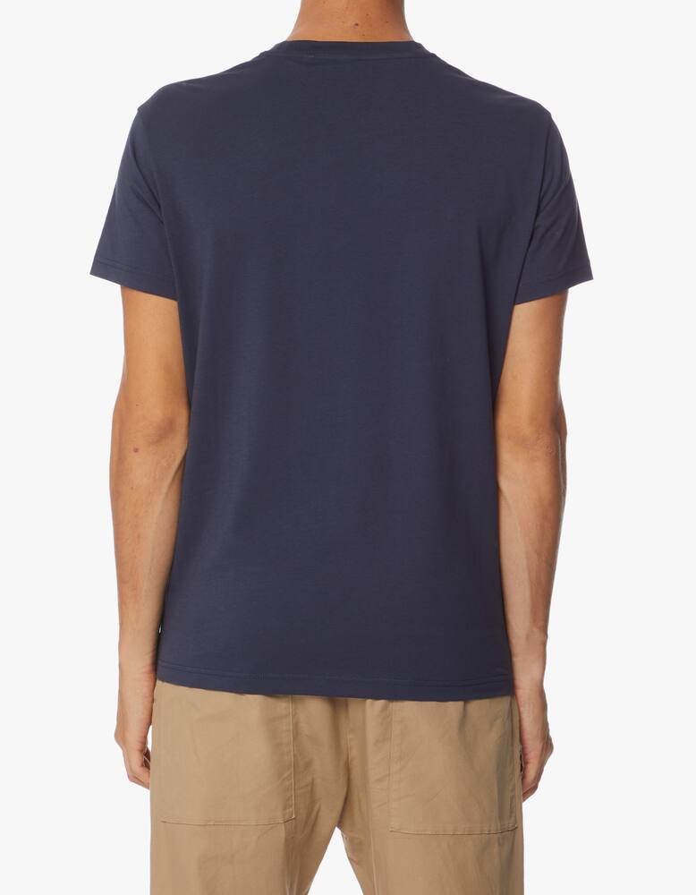 rinascente Aspesi T-shirt roundneck with printed  "SILENZIO" slim fit