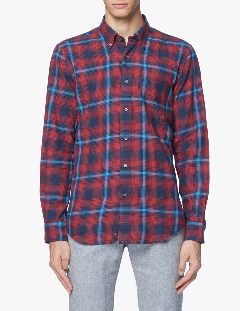 Aspesi Indian check botton down shirt - picture 4 Aspesi Indian check botton down shirt - picture 4