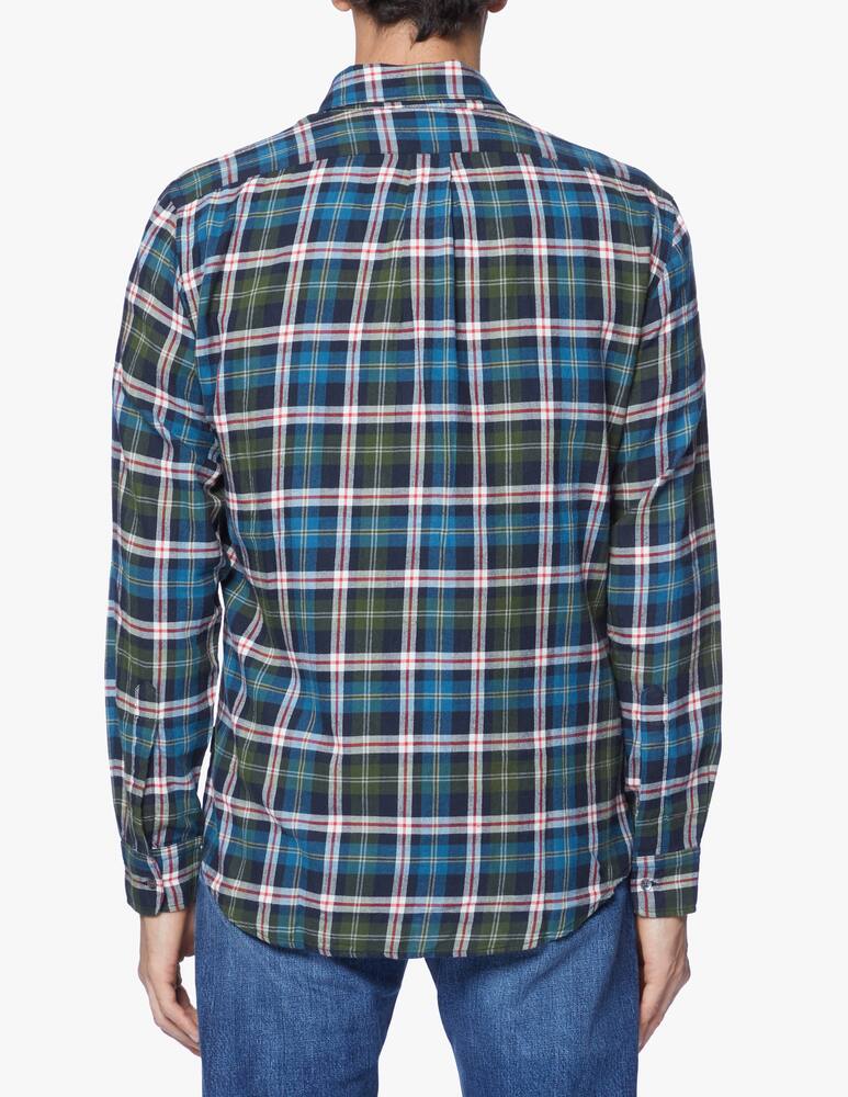 rinascente Aspesi Indian check botton down shirt