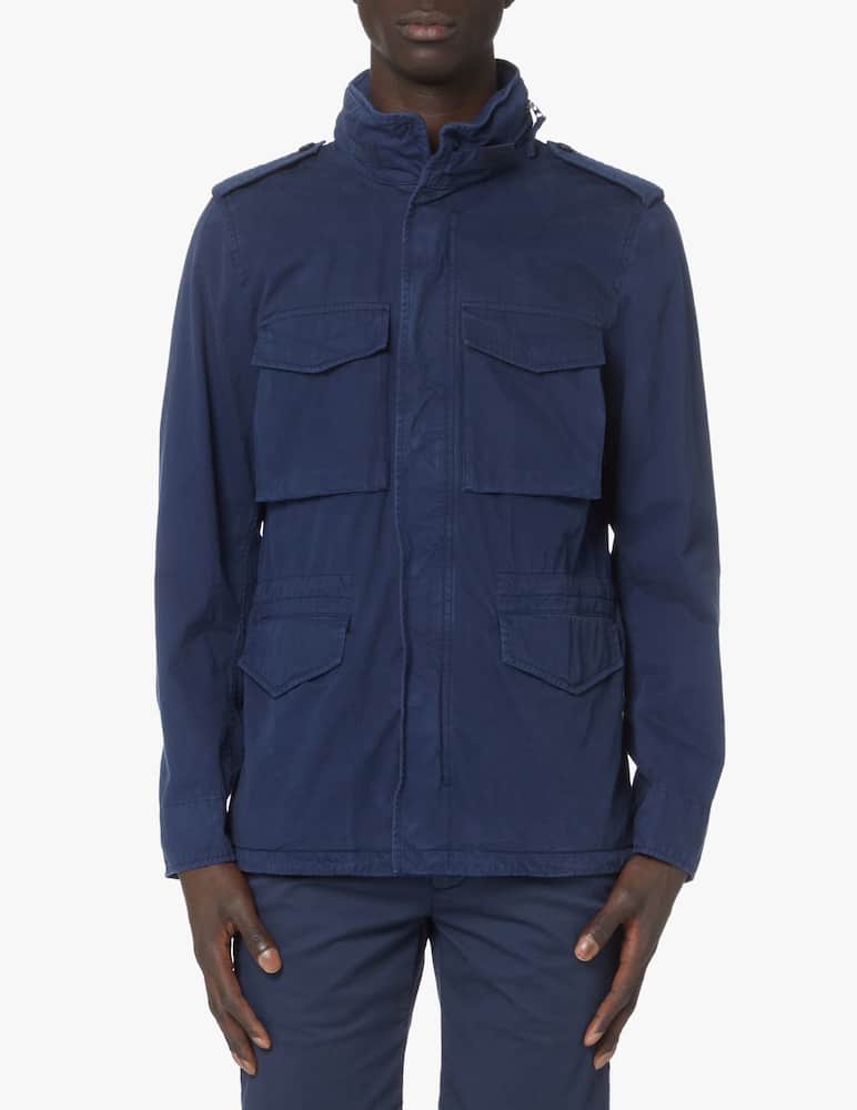 rinascente Aspesi Giacca mini field in cotone - blu