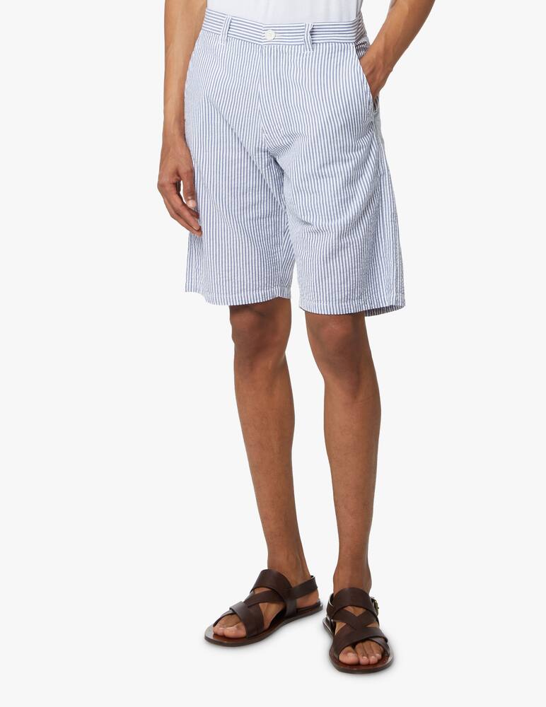 rinascente Aspesi Seersucker short - light blue