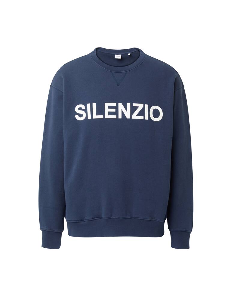 Aspesi Silence roundneck sweatshirt - blue - picture 6 Aspesi Silence roundneck sweatshirt - blue - picture 6