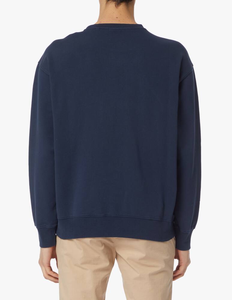 Aspesi Silence roundneck sweatshirt - blue - picture 4 Aspesi Silence roundneck sweatshirt - blue - picture 4