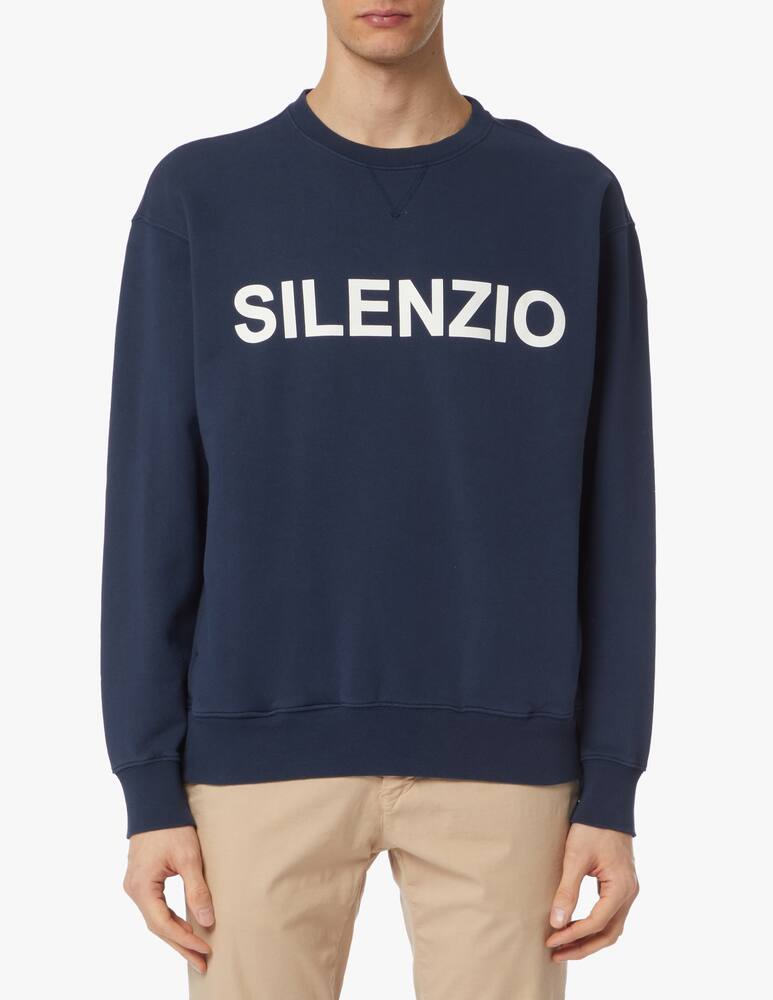 Aspesi Silence roundneck sweatshirt - blue - picture 3 Aspesi Silence roundneck sweatshirt - blue - picture 3