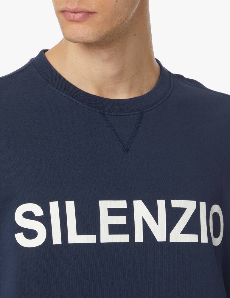 Aspesi Silence roundneck sweatshirt - blue - picture 5 Aspesi Silence roundneck sweatshirt - blue - picture 5