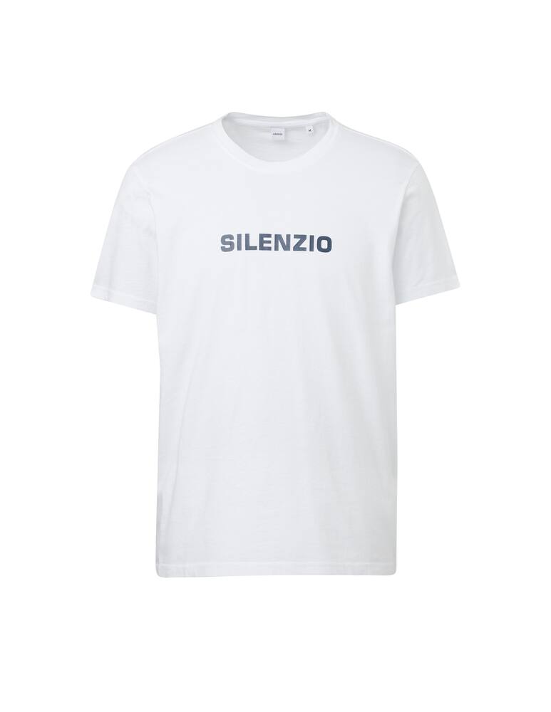 rinascente Aspesi Maglietta girocollo silenzio - bianco