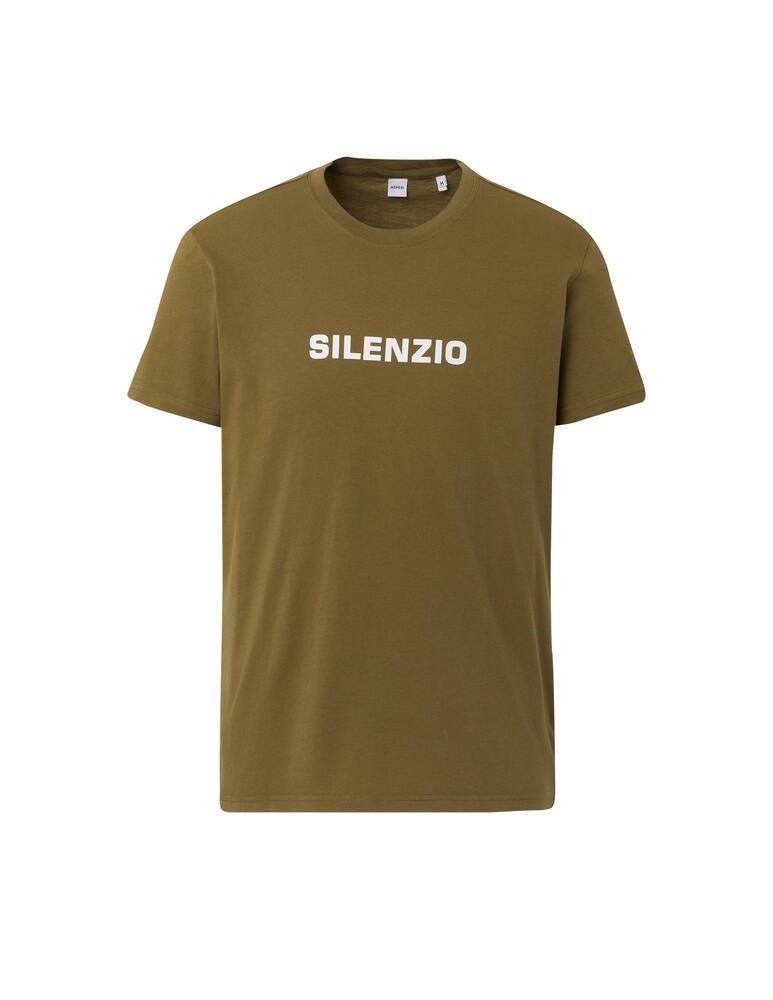 rinascente Aspesi Maglietta girocollo silenzio - verde