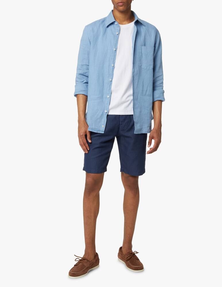 rinascente Aspesi Camicia manica lunga in lino - blu