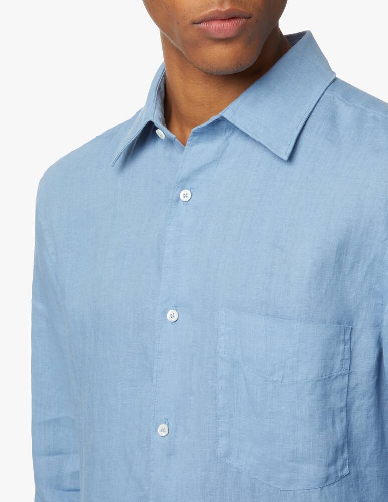 rinascente Aspesi Camicia manica lunga in lino - blu